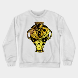 Gold Divine Lovers Amphora Crewneck Sweatshirt